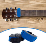 Guitar String Mute Dampener, Guitar Wraps, Guitar String Cover Belt, Adjustable Bass Mute Silencer, Fretboard Muting Straps, Musical Instrument Accessories, Royal Blue, 180x23.8x12.7mm, Inner Diameter: 18x4.4mm