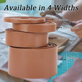 2M Flat Leather Cord, for Jewelry Making, Camel, 6x2mm, about 2.19 Yards(2m)/pc