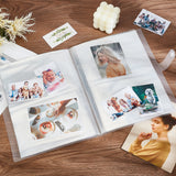 PP Plastic Card Storage Albums, Photocard Binder, DIY Transparent Photo Album Scrapbooking, WhiteSmoke, 160 Pockets, 28x21x2.6cm