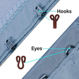 48Sets 6 Style Cloth and Iron Hook and S-Hook Clasps, Mixed Color, 23~37x11.5~13x6.5~8mm, 8sets/style