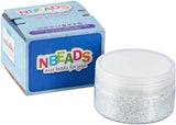 12/0 Glass Seed Beads, Ceylon, Round, White, 2mm, Hole: 1mm, 120g/box