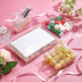 Transparent PVC Rectangle Favor Box Candy Treat Gift Box, for Wedding Party Baby Shower Packing Box, Clear, 26.15x15.05x0.05cm, Box Size: 1.8x14x20cm, 10pcs