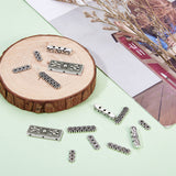 Alloy Spacer Bars, Antique Silver, Plastic Boxes: 11x7x3cm, Spacer Bars: 160pcs/box