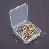 Alloy Bukles, Ring, Platinum & Golden, Tray: 6.5mm, 40.5x3mm, Inner Diameter: 34.5mm, 10pcs/box