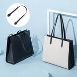 PU Leather Bag Handles, for Bag Straps Replacement Accessories, Mixed Color, 59.8x1.55~3.2x0.25cm, Hole: 1.8mm, 3 colors, 2pcs/color, 6pcs/set
