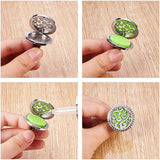 316 Stainless Steel Car Diffuser Locket Clips, with Perfume Pad and Magnetic Clasps, Flat Round with Tree of Life, Mixed Color, 30x7mm