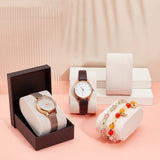 Lint Cloth Bracelet Pillow Jewelry Displays, Oval Watch Cushion Display Holder, BurlyWood, 7.2x4.6x3.8cm