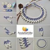 6mm Tiny Satin Luster Glass Pearl Round Beads Assortment Lot for Jewelry Making, About 400Pcs, White, 6mm, Hole: 1.2~1.5mm, about 400pcs/box