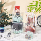 Transparent Plastic PET Box Gift Packaging, Waterproof Folding Cartons, Cube, Clear, 4x4x4cm