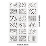 Custom PVC Plastic Clear Stamps, for DIY Scrapbooking, Photo Album Decorative, Cards Making, Mixed Shapes, 160x110x3mm