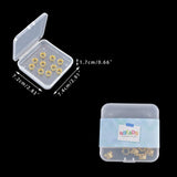 Rack Plating Brass Micro Pave Cubic Zirconia Beads, Large Hole Beads, Long-Lasting Plated, Crown, Clear, Golden, 11x7mm, Hole: 6mm, 10pcs/box