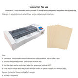 Stamping Hot Foil Paper, Transfer Foil Paper, Elegance Laser Printer Craft Paper, Bisque, 193x0.1mm, about 5m/roll