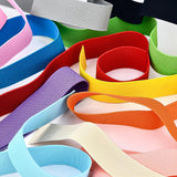 12M 12 Colors Ultra Wide Thick Flat Elastic Band, Webbing Garment Sewing Accessories, Mixed Color, 30mm, 1m/color