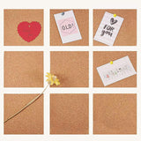 Self-adhesive Sticker Cork Board, Wall Tiles, Peru, 30x21.3x0.3cm, 6 sheets