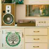 PET Hollow Out Drawing Painting Stencils, for DIY Scrapbook, Photo Album, Tree, 30x30cm