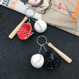 Unfinished Mini Natural Wooden Half Drilled Beads, Baseball Bat, for DIY Keychain Decoration Accessories, BurlyWood, 75x12mm, Hole: 1mm, 60pcs