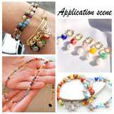 160Pcs 8 Colors Handmade Millefiori Lampwork Beads Strands, Round, Mixed Color, 8mm, Hole: 1.2mm, 20pcs/color