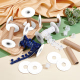 20 Sets Removable Paper Sewing Thread Spool, Empty Embroidery Bobbins, Thread Organizer, BurlyWood, 100x68mm