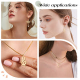 10Pcs 5 Style304 Stainless Steel Pendants, Butterfly & Snake & Moon, Real 18K Gold Plated, 24.5~29.5x6~44.5x1.5mm, Hole: 1.8~2mm, 2pcs/style