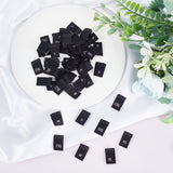 350Pcs 7 Sizes XS~3XL Clothing Size Labels, Woven Crafting Craft Labels, for Clothing Sewing, Black, 39x10x0.2mm