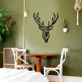 Iron Wall Art Decorations, for Front Porch, Living Room, Kitchen, Matte Style, Deer, 300x250x1mm