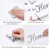 PVC Wall Stickers, for Wall Decoration, Word Reading Corner, Book Pattern, 300x590mm