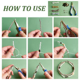 DIY Cord Bracelet Making Kit, Including Natural Maple Wood Beads, Flat Faux Suede & Round Waxed Polyester Cord, Alloy Anchor & Helm Pendants & Tree of Life Links Connectors, Mixed Color, Cord: 12M/box