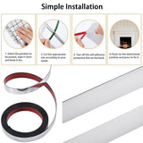 PVC Plastic Edge Banding, Adhesive Veneer Edge Trim for DIY Table, Cabinet, Furniture, Decorative Trim, Silver, 20x1.5mm, 5m/roll