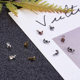 Iron Bead Tips Knot Covers, Mixed Color, 8x4mm, Hole: 1.5mm, Inner Diameter: 3mm, 564~624pcs/box