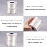 Nylon Thread, White, 2mm, about 100yards/roll