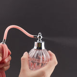 Glass Spray Bottles, Perfume Bottle, Refillable Cosmetic Bottle, with Mini Transparent Plastic Funnel Hopper and 3ML Disposable Plastic Dropper, Salmon, Glass Spray Bottles: about 31cm wide, 10.2cm high, 6.8cm thick, capacity: 100ml(3.38 fl. oz),