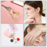 Vacuum Plating 304 Stainless Steel Charms, Textured, Laser Cut, Flat Round, Mixed Color, 15x0.8mm, Hole: 1.5mm, 30pcs/box