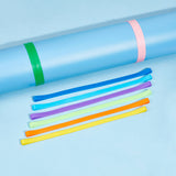 12Pcs 12 Colors Silicone Towel Bands for Beach Chairs, Mixed Color, 306x10x1mm, Inner Diameter: 164mm, 1pc/color