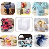 Transparent Plastic PET Box Gift Packaging, Waterproof Folding Cartons, Cube, Clear, 6x6x6cm