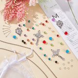 DIY Easter Necklace Making Kit, Including Iron Cable Chains, Alloy Pendant & Link Connector, Resin & Plastic Imitation Pearl Beads, Mixed Color