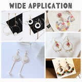 DIY Earring Makings, with Iron Hoop Earrings Findings & Jump Rings & Earring Hooks, Platinum & Golden, 74x72x17mm