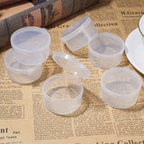 Plastic Bead Containers, Column, Clear, 5.2x2.8cm, capacity: 35ml, 12pcs, Carton: 20x13x8cm