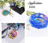 10 Style Twelve Constellations Word Zinc Alloy Cabochons, for Floating Lockets Glass Living Memory Lockets, Epoxy Resin Supplies Filling, Mixed Color, 12pcs/set