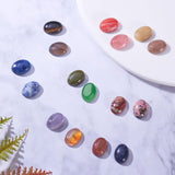 Natural & Synthetic Gemstone Flat Back Cabochons, Oval, 18x13mm, 25pcs/box