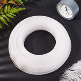 Plastic Boning Sewing Wedding Dress Fabric, for DIY Sewing Supplies Accessories, White, 6x2mm, about 120m/bundle