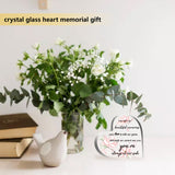 Heart-shaped with Word Acrylic Ornaments, Home Decorations, Floral Pattern, 99x10x99mm