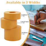 2M Flat Double Face Lychee Pattern Imitation Leather Band, Goldenrod, 50x1.8mm, about 2.19 Yards(2m)/Roll