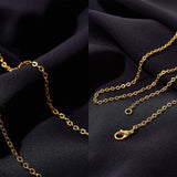 Brass Cable Chains Necklace Making, Golden, 23.6 inch(60cm), 20pcs/set