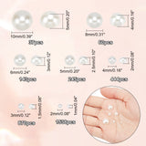 3337Pcs ABS Plastic Imitation Pearl Cabochons, Half Round, Beige, 2~10x1~5mm