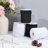 Elastic Cord, White, 3.5mm, about 20m/roll