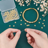 Brass Spacer Beads, Flat Round, Real 18K Gold Plated, 6x1.5mm, Hole: 2mm, 150pcs/box