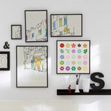 25Pcs 25 Styles Plant PET Plastic Hollow Out Drawing Painting Stencils Templates, Flower, 13x13mm, 1pc/style