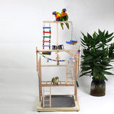 Wooden Pet Ladder Stand, with Iron Hook, BurlyWood, 32x7x1cm, 4pcs/set