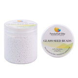 11/0 Glass Seed Beads White Opaque Colors Diameter 2mm Loose Beads in A Box for DIY Craft, about 100g/box
