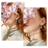 DIY Earring Making Kit, Including 72Pcs 9 Style Transparent Glass Cabochons, 304 Stainless Steel Stud Earring Settings, Iron Ear Nuts, Golden, Cabochons: 9.5~14x3~4mm, 6pcs/style